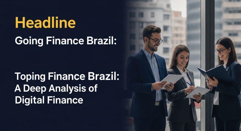 Brazilian fintech and digital finance concept art