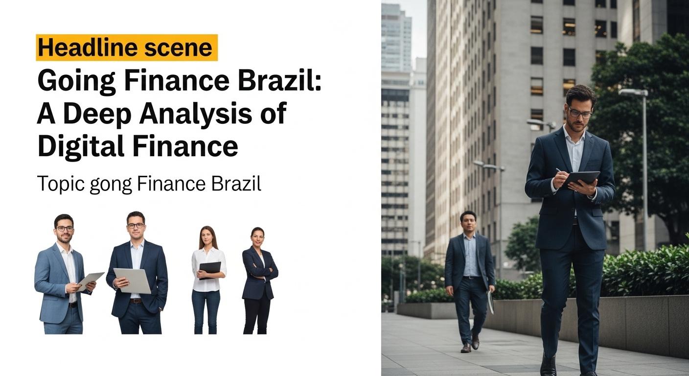 Brazilian fintech and digital finance concept art