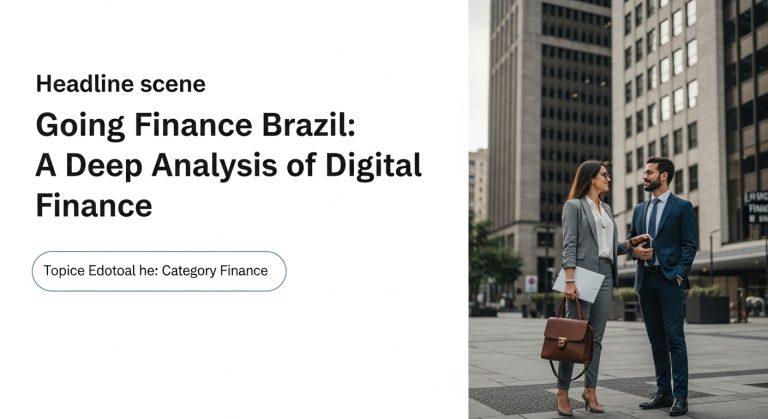 Brazilian fintech and digital finance concept art
