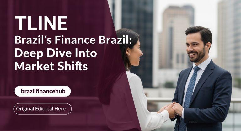 Brazilian finance desk with market charts and policy documents.