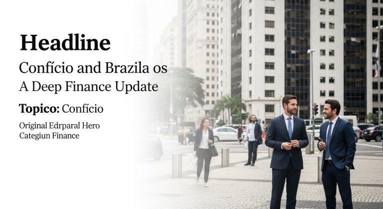 Financial analyst analyzing Brazilian market data with confúcio theme