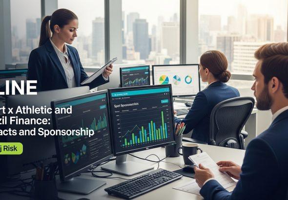 Brazilian finance desk analyzing sports sponsorship economics and policy risk